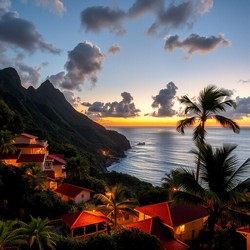 Улицы города у моря и жизнь под морским бризом Улицы города у моря и жизнь под морским бризом