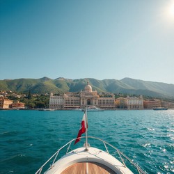 Путеводитель по морским маршрутам с видами на скалы